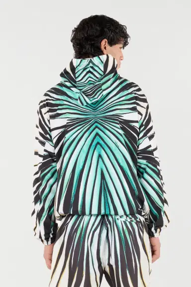 Roberto Cavalli Ray Of Sea Print Bomber | Thumbnail 3 Roberto Cavalli Ray Of Sea Print Bomber | Thumbnail 3