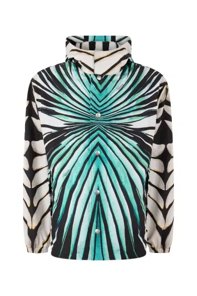 Roberto Cavalli Ray Of Sea Print Bomber | Thumbnail 1 Roberto Cavalli Ray Of Sea Print Bomber | Thumbnail 1