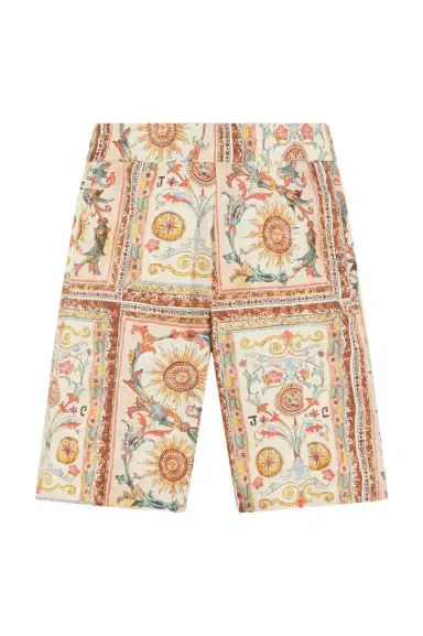 Roberto Cavalli Persian Tarot Print Shorts | Thumbnail 1 Roberto Cavalli Persian Tarot Print Shorts | Thumbnail 1