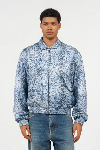 Roberto Cavalli Reversible Bomber Jacket with Baby Jaguar Print | Thumbnail 2 Roberto Cavalli Reversible Bomber Jacket with Baby Jaguar Print | Thumbnail 2