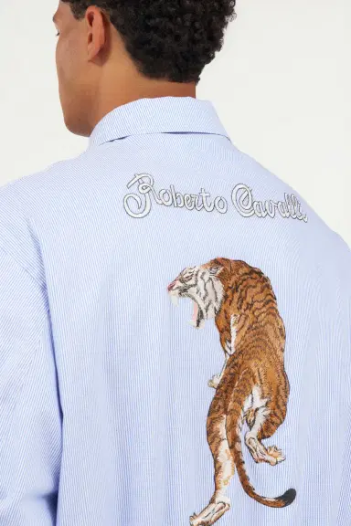 Roberto Cavalli Reversible Bomber Jacket with Baby Jaguar Print | Thumbnail 6 Roberto Cavalli Reversible Bomber Jacket with Baby Jaguar Print | Thumbnail 6