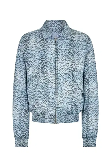 Roberto Cavalli Reversible Bomber Jacket with Baby Jaguar Print | Thumbnail 1 Roberto Cavalli Reversible Bomber Jacket with Baby Jaguar Print | Thumbnail 1