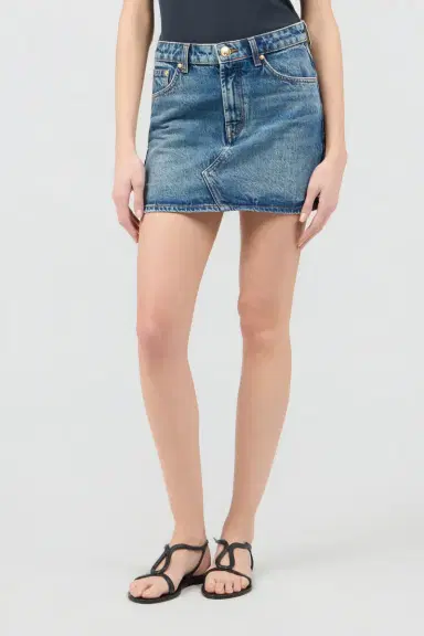 Roberto Cavalli Blue Denim Mini Skirt | Thumbnail 2 Roberto Cavalli Blue Denim Mini Skirt | Thumbnail 2
