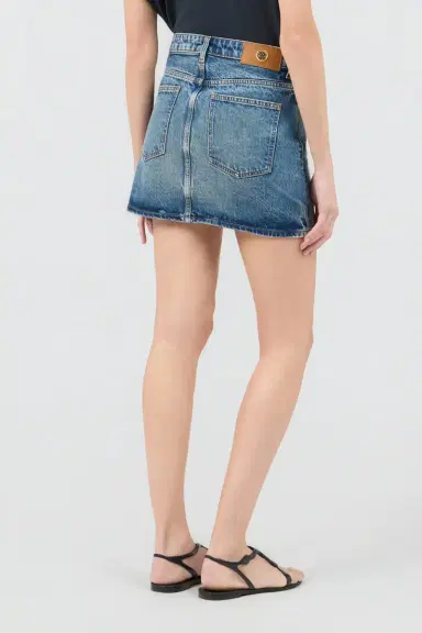 Roberto Cavalli Blue Denim Mini Skirt | Thumbnail 3 Roberto Cavalli Blue Denim Mini Skirt | Thumbnail 3