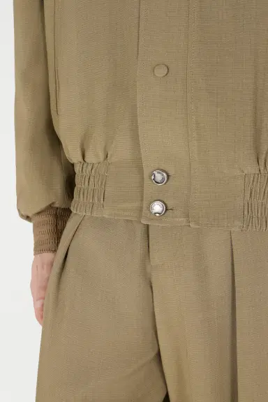 Roberto Cavalli Buttoned Bomber Jacket | Thumbnail 6 Roberto Cavalli Buttoned Bomber Jacket | Thumbnail 6