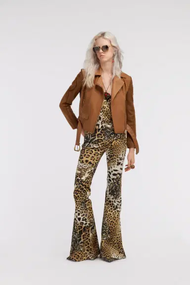 Roberto Cavalli Top with Jaguar Skin print | Thumbnail 5 Roberto Cavalli Top with Jaguar Skin print | Thumbnail 5