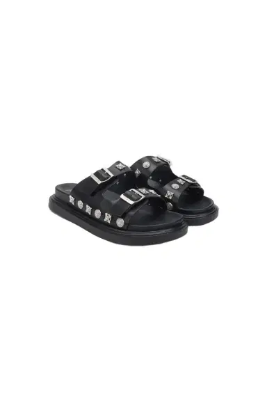 Roberto Cavalli Black Summer Sandals | Thumbnail 1 Roberto Cavalli Black Summer Sandals | Thumbnail 1