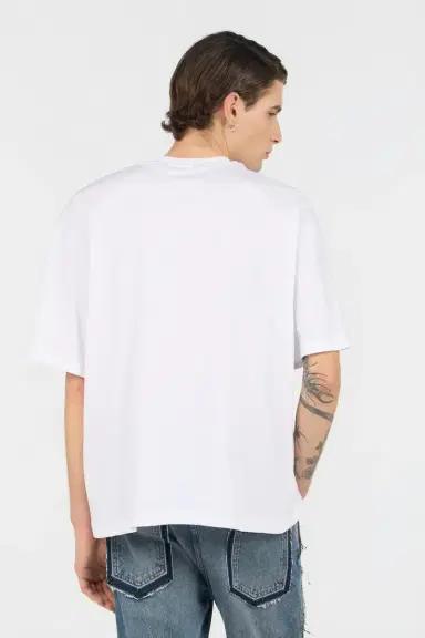 Roberto Cavalli White T-Shirt With Tiger Graphic And Logo | Thumbnail 3 Roberto Cavalli White T-Shirt With Tiger Graphic And Logo | Thumbnail 3