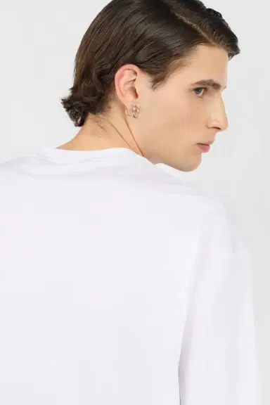 Roberto Cavalli White T-Shirt With Tiger Graphic And Logo | Thumbnail 5 Roberto Cavalli White T-Shirt With Tiger Graphic And Logo | Thumbnail 5