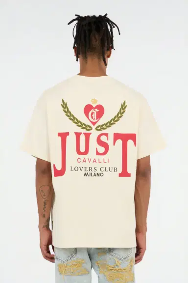 Roberto Cavalli Lovers Club Print T-Shirt | Thumbnail 3 Roberto Cavalli Lovers Club Print T-Shirt | Thumbnail 3