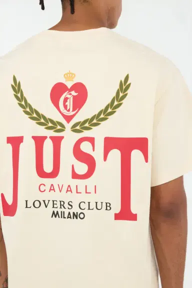 Roberto Cavalli Lovers Club Print T-Shirt | Thumbnail 5 Roberto Cavalli Lovers Club Print T-Shirt | Thumbnail 5