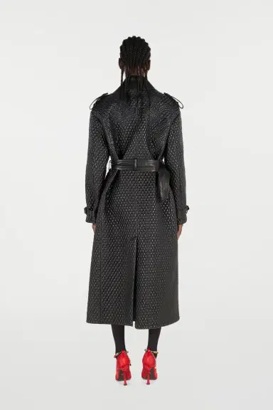 Roberto Cavalli Long Trench Coat With Dragons | Thumbnail 3 Roberto Cavalli Long Trench Coat With Dragons | Thumbnail 3