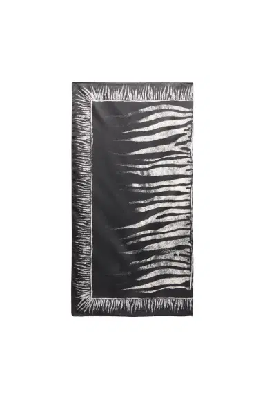 Roberto Cavalli Silk Scarf With Zebra Print | Thumbnail 1 Roberto Cavalli Silk Scarf With Zebra Print | Thumbnail 1