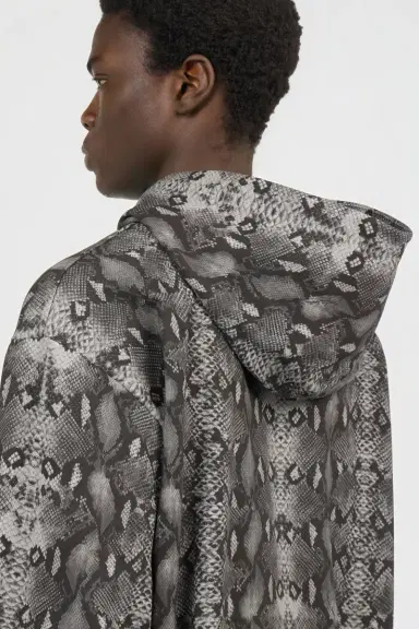 Roberto Cavalli Python Print Hoodie Sweatshirt | Thumbnail 5 Roberto Cavalli Python Print Hoodie Sweatshirt | Thumbnail 5