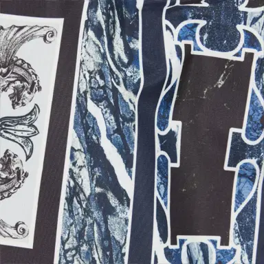 Roberto Cavalli Swim Shorts With Fang And Marble Print | Thumbnail 4 Roberto Cavalli Swim Shorts With Fang And Marble Print | Thumbnail 4