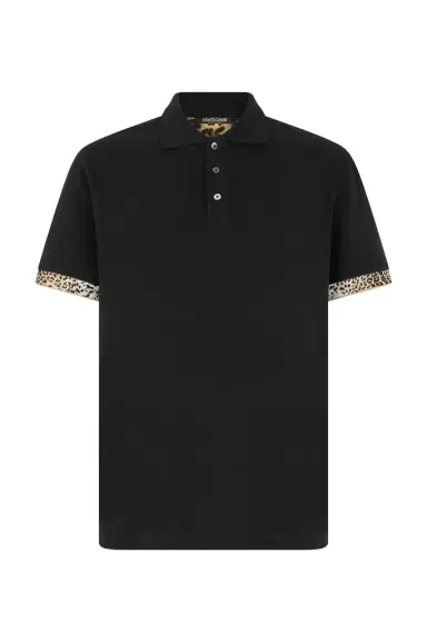 Roberto Cavalli Polo With Jaguar Skin Details | Thumbnail 1 Roberto Cavalli Polo With Jaguar Skin Details | Thumbnail 1