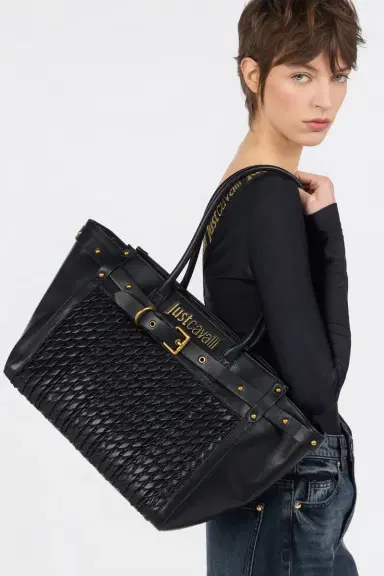 Roberto Cavalli Black Handbag Shoulder Bag | Thumbnail 2 Roberto Cavalli Black Handbag Shoulder Bag | Thumbnail 2