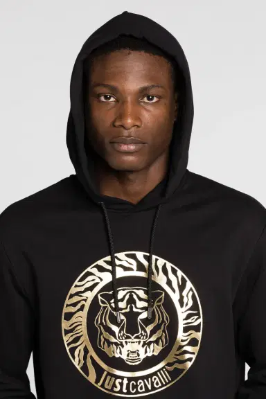 Roberto Cavalli Just Cavalli Tiger And Logo-Print Hoodie | Thumbnail 4 Roberto Cavalli Just Cavalli Tiger And Logo-Print Hoodie | Thumbnail 4