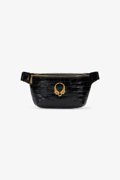 Roberto Cavalli Roar Belt Bag Black Leather | Thumbnail 3 Roberto Cavalli Roar Belt Bag Black Leather | Thumbnail 3