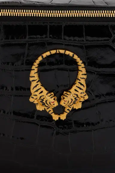 Roberto Cavalli Roar Belt Bag Black Leather | Thumbnail 5 Roberto Cavalli Roar Belt Bag Black Leather | Thumbnail 5