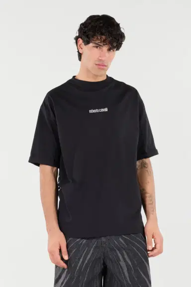 Roberto Cavalli Cotton T-Shirt With Tigers And Logo | Thumbnail 2 Roberto Cavalli Cotton T-Shirt With Tigers And Logo | Thumbnail 2