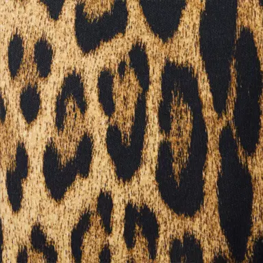 Roberto Cavalli Jaguar Skin Print Wrap Midi Dress | Thumbnail 4 Roberto Cavalli Jaguar Skin Print Wrap Midi Dress | Thumbnail 4