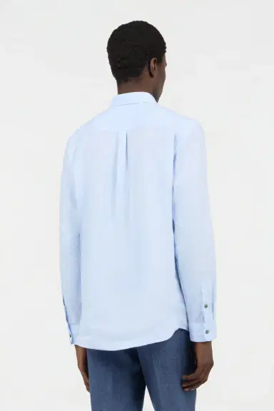 Roberto Cavalli Light Blue Linen Shirt | Thumbnail 3 Roberto Cavalli Light Blue Linen Shirt | Thumbnail 3