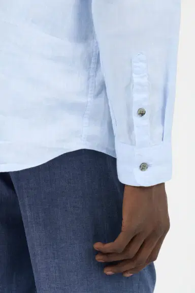 Roberto Cavalli Light Blue Linen Shirt | Thumbnail 5 Roberto Cavalli Light Blue Linen Shirt | Thumbnail 5