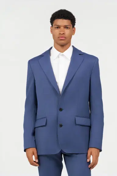 Roberto Cavalli Elegant Jacket in Deep Blue | Thumbnail 2 Roberto Cavalli Elegant Jacket in Deep Blue | Thumbnail 2