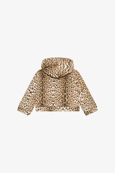 Roberto Cavalli Hooded Sweatshirt With Jaguar Skin Print | Thumbnail 2 Roberto Cavalli Hooded Sweatshirt With Jaguar Skin Print | Thumbnail 2