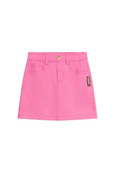 Roberto Cavalli Pink Cotton Miniskirt | Thumbnail 1 Roberto Cavalli Pink Cotton Miniskirt | Thumbnail 1