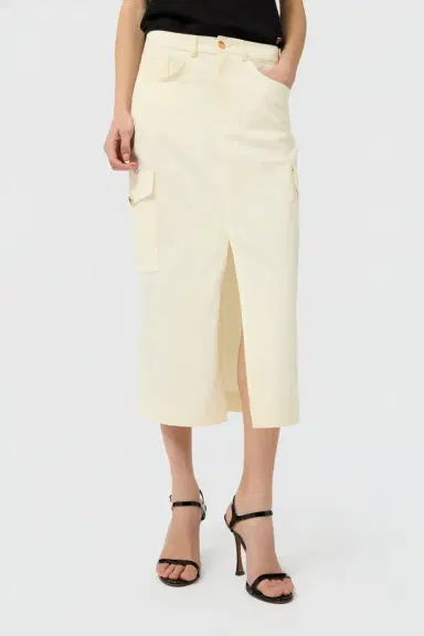 Roberto Cavalli Ivory Skirt | Thumbnail 2 Roberto Cavalli Ivory Skirt | Thumbnail 2
