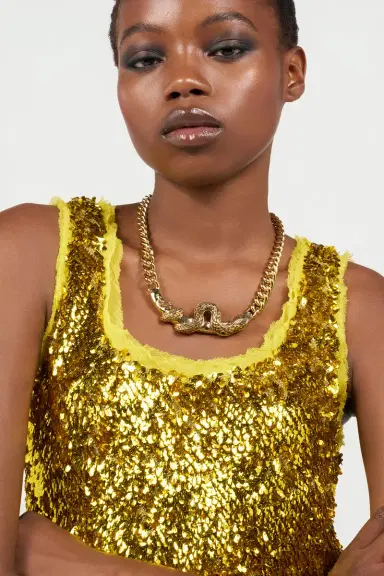Roberto Cavalli Serpentine Gold Necklace | Thumbnail 2 Roberto Cavalli Serpentine Gold Necklace | Thumbnail 2