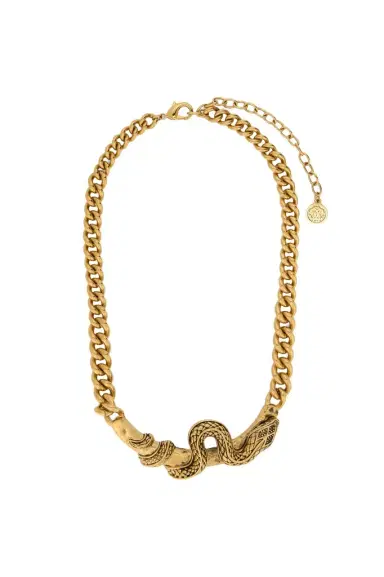 Roberto Cavalli Serpentine Gold Necklace | Thumbnail 1 Roberto Cavalli Serpentine Gold Necklace | Thumbnail 1