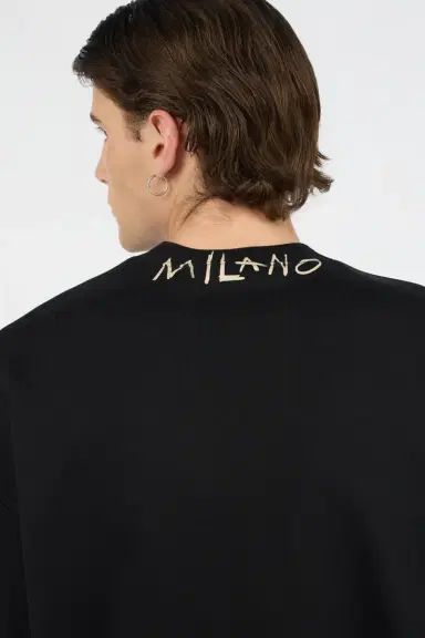 Roberto Cavalli Black Sweatshirt With Logo | Thumbnail 5 Roberto Cavalli Black Sweatshirt With Logo | Thumbnail 5