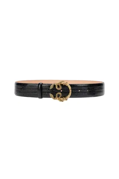 Roberto Cavalli Serpentine Leather Belt | Thumbnail 1 Roberto Cavalli Serpentine Leather Belt | Thumbnail 1