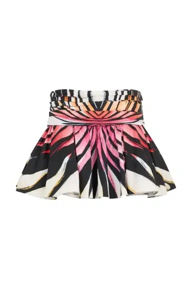 Roberto Cavalli Ray Of Paradise Print Mini Skirt | Thumbnail 1 Roberto Cavalli Ray Of Paradise Print Mini Skirt | Thumbnail 1