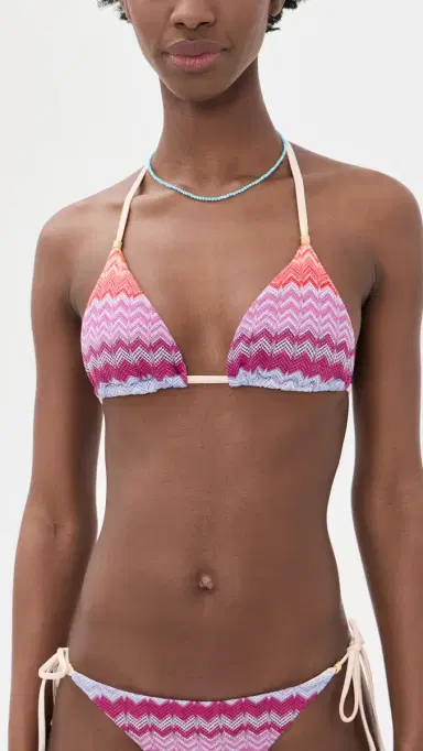 PQ Swim Triangle Bikini Top | Thumbnail 1 PQ Swim Triangle Bikini Top | Thumbnail 1