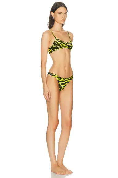 THE ATTICO Zebra Bikini Set | Thumbnail 2 THE ATTICO Zebra Bikini Set | Thumbnail 2