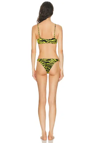 THE ATTICO Zebra Bikini Set | Thumbnail 3 THE ATTICO Zebra Bikini Set | Thumbnail 3