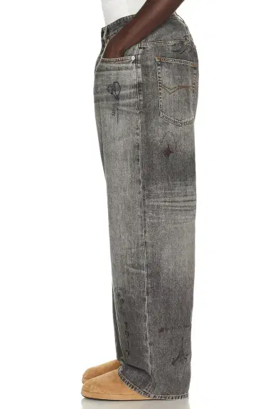 Balenciaga Tattoo Baggy Pants | Thumbnail 3 Balenciaga Tattoo Baggy Pants | Thumbnail 3