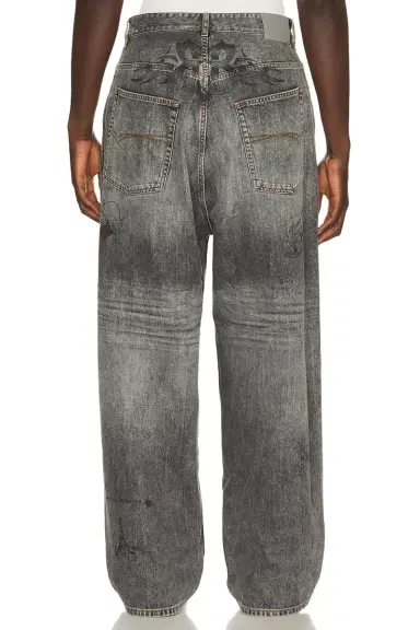 Balenciaga Tattoo Baggy Pants | Thumbnail 4 Balenciaga Tattoo Baggy Pants | Thumbnail 4