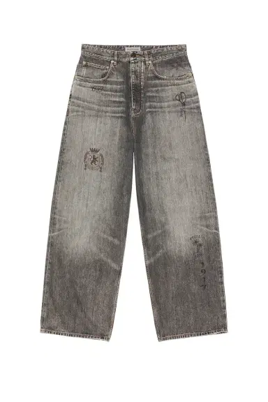 Balenciaga Tattoo Baggy Pants | Thumbnail 6 Balenciaga Tattoo Baggy Pants | Thumbnail 6