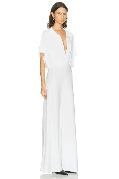 Norma Kamali Super Oversized Sleeveless Shirt Jumpsuit | Thumbnail 2 Norma Kamali Super Oversized Sleeveless Shirt Jumpsuit | Thumbnail 2