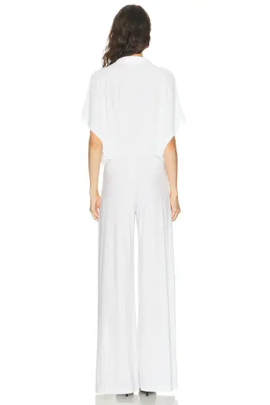 Norma Kamali Super Oversized Sleeveless Shirt Jumpsuit | Thumbnail 3 Norma Kamali Super Oversized Sleeveless Shirt Jumpsuit | Thumbnail 3
