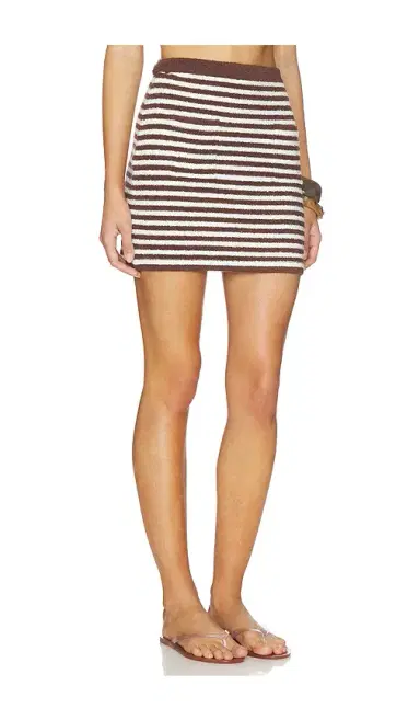 525 America Gabriella Teddy Stripe Mini Skirt | Thumbnail 2 525 America Gabriella Teddy Stripe Mini Skirt | Thumbnail 2