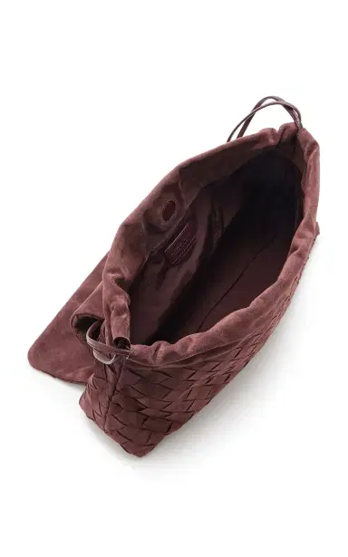 Bottega Veneta Giorno Intrecciato Suede Clutch | Thumbnail 5 Bottega Veneta Giorno Intrecciato Suede Clutch | Thumbnail 5