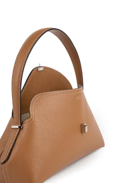 TOTEME T-Lock Leather Shoulder Bag | Thumbnail 3 TOTEME T-Lock Leather Shoulder Bag | Thumbnail 3