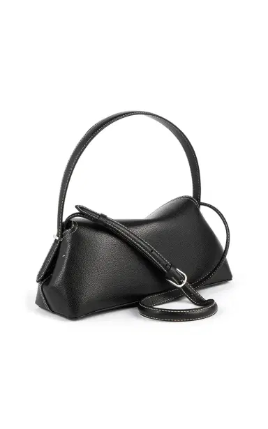 TOTEME T-Lock Grained Leather Shoulder Bag | Thumbnail 3 TOTEME T-Lock Grained Leather Shoulder Bag | Thumbnail 3