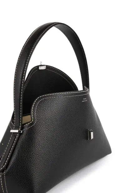 TOTEME T-Lock Grained Leather Shoulder Bag | Thumbnail 4 TOTEME T-Lock Grained Leather Shoulder Bag | Thumbnail 4